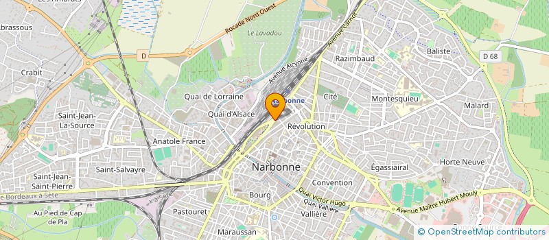 localisation de l'entreprise CEREZA  NARBONNE