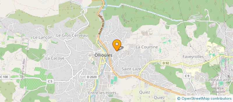 localisation de l'entreprise CERF 462 à OLLIOULES