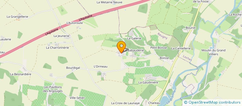 localisation de l'entreprise CERF à REUGNY