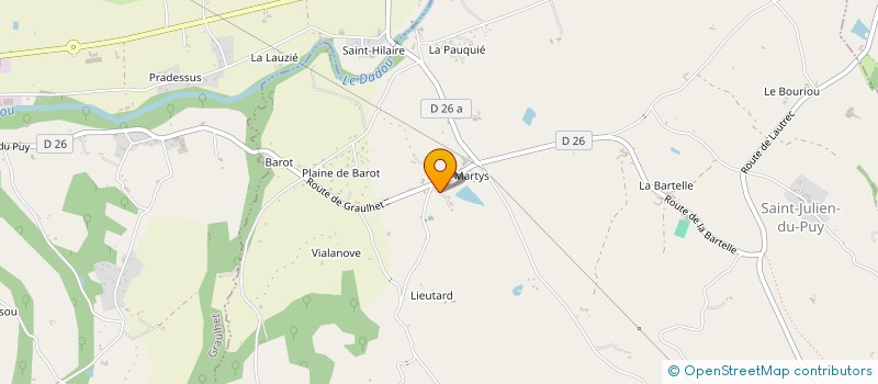 localisation de l'entreprise CERF  SAINT-JULIEN-DU-PUY