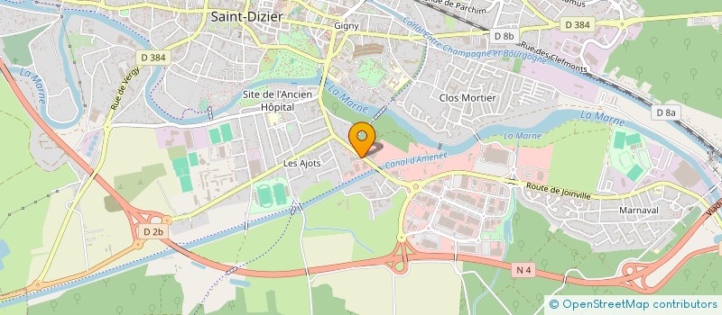 localisation de l'entreprise CERF AUTOMOBILES à SAINT-DIZIER