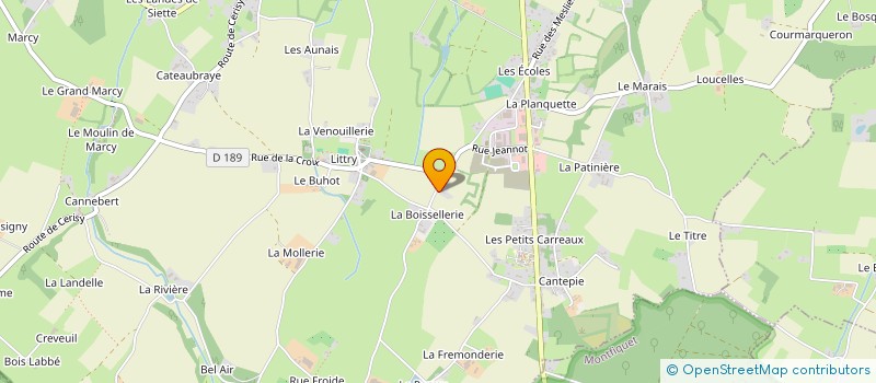 localisation de l'entreprise CERF D'ARGENT  LE MOLAY-LITTRY