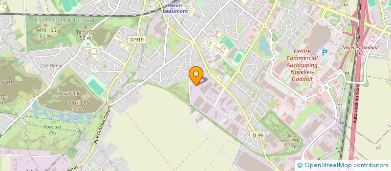 localisation de l'entreprise CERF-DELLIER à HENIN-BEAUMONT