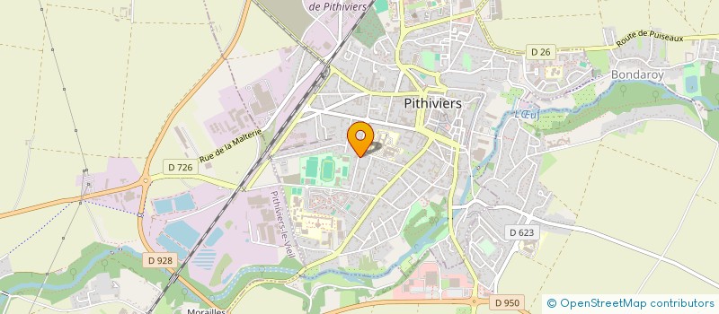 localisation de l'entreprise CERF PASTEUR  PITHIVIERS