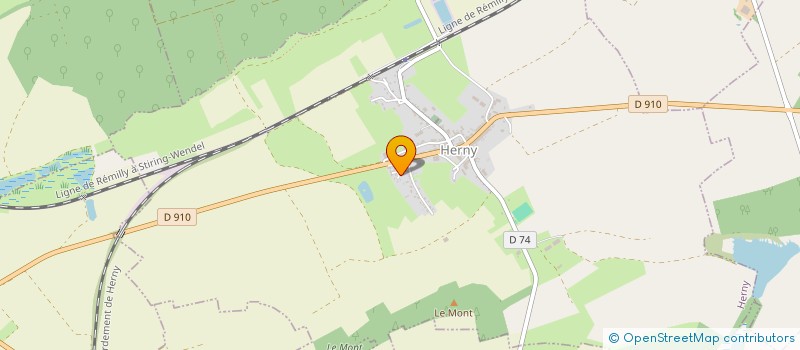 localisation de l'entreprise CERF PATRIMOINE  HERNY