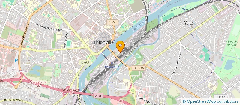 localisation de l'entreprise CERF - S.A. à THIONVILLE