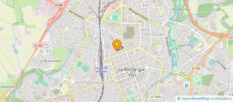 localisation de l'entreprise CERF-VOL'YON à LA ROCHE-SUR-YON