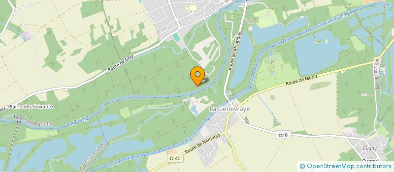 localisation de l'entreprise CERF VOLANT à MONTIGNY-SUR-LOING