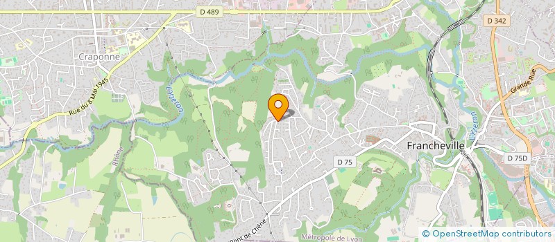 localisation de l'entreprise CERF VOLANT  TASSIN-LA-DEMI-LUNE