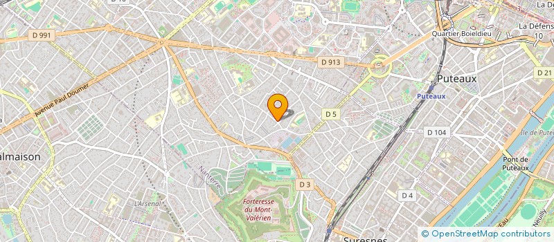 localisation de l'entreprise CERF-VOLANT  NANTERRE