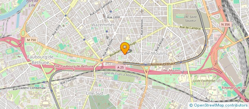 localisation de l'entreprise CERF-VOLANT à LILLE
