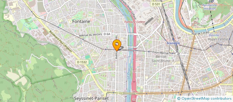 localisation de l'entreprise CERF VOLANT CLUB ENTRE TERRE ET CIEL  FONTAINE