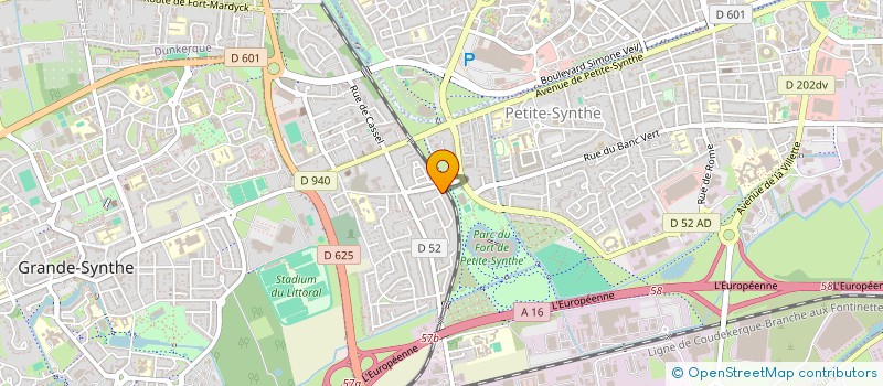 localisation de l'entreprise CERFF à DUNKERQUE