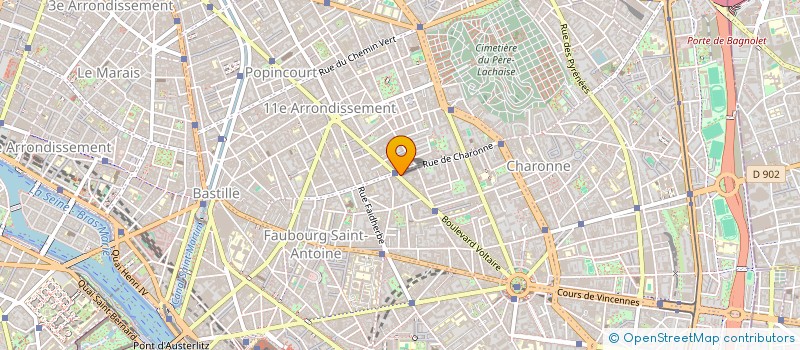 localisation de l'entreprise CERFLORA  PARIS