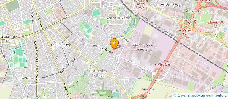 localisation de l'entreprise CERGI NORMANDIE à CORMELLES-LE-ROYAL