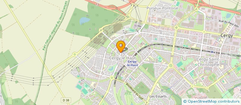 localisation de l'entreprise CERGY A.V.F. ACCUEIL  CERGY