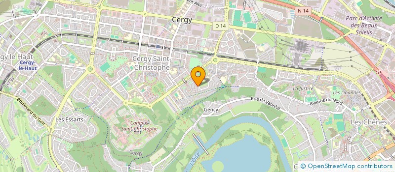 localisation de l'entreprise CERGY BOXE FRANCAISE  CERGY