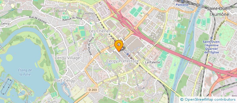 localisation de l'entreprise CERGY DESSIN à CERGY