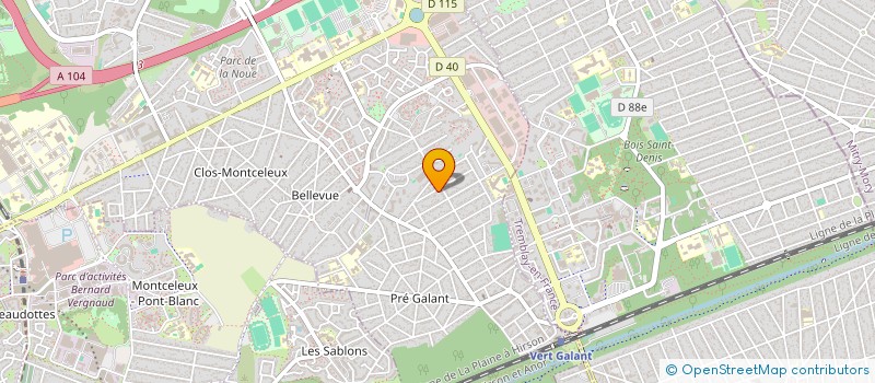 localisation de l'entreprise CERGY INVESTMENT à VILLEPINTE