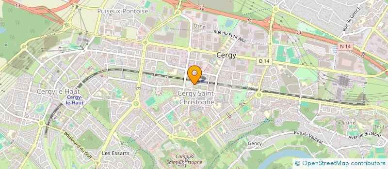 localisation de l'entreprise CERGY MARKET  CERGY