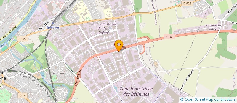 localisation de l'entreprise CERGY MODELAGE APPLICATIONS à SAINT-OUEN-L'AUMONE