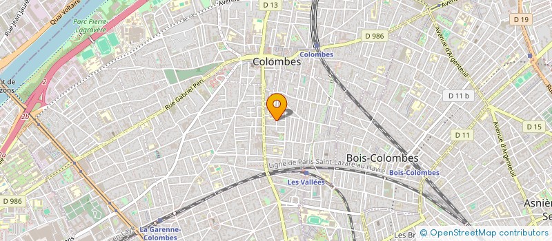 localisation de l'entreprise CERGY PLUS  COLOMBES