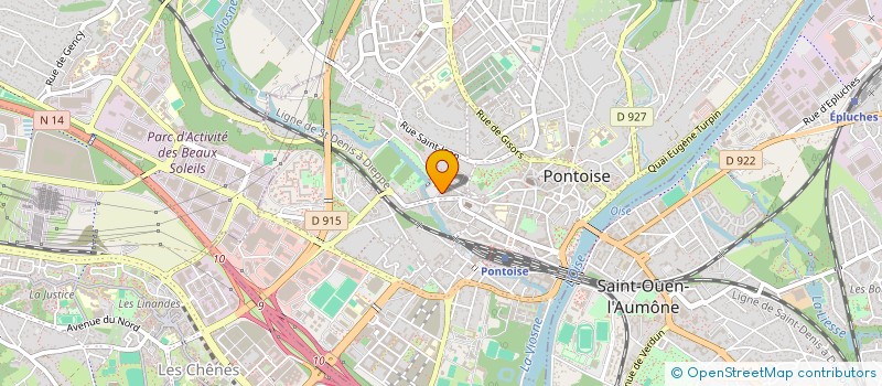 localisation de l'entreprise CERGY-PONTOISE-ECHECS à PONTOISE