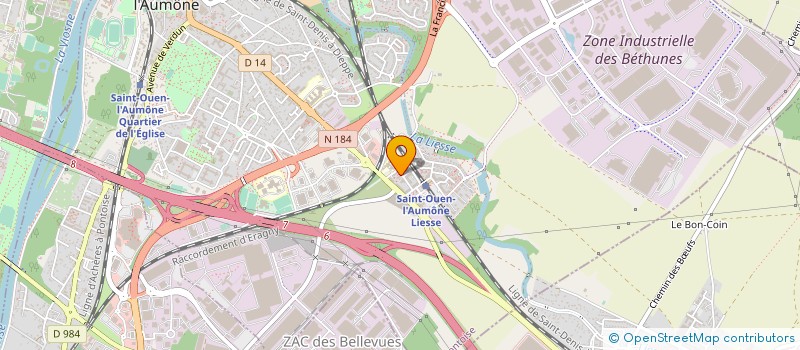 localisation de l'entreprise CERGYFORNIE 1  SAINT-OUEN-L'AUMONE