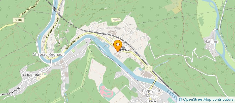localisation de l'entreprise CERI.NEGOFA à BOGNY SUR MEUSE