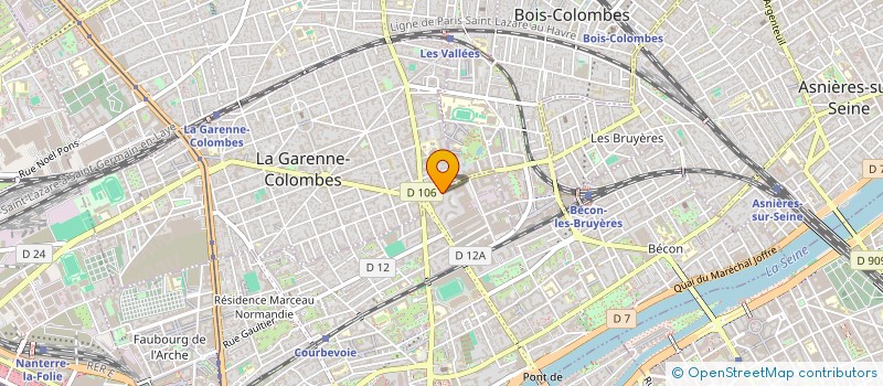 localisation de l'entreprise CERIA PARIS à COURBEVOIE
