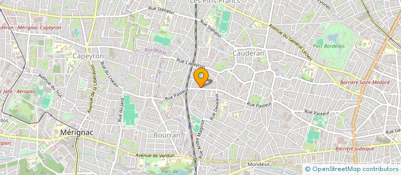 localisation de l'entreprise CERICO  BORDEAUX