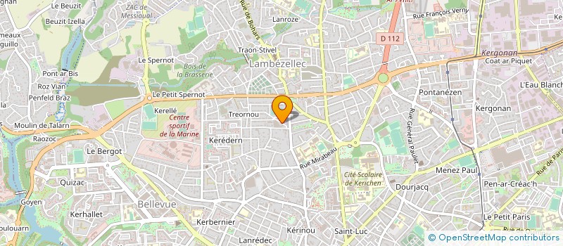 localisation de l'entreprise CERID à BREST