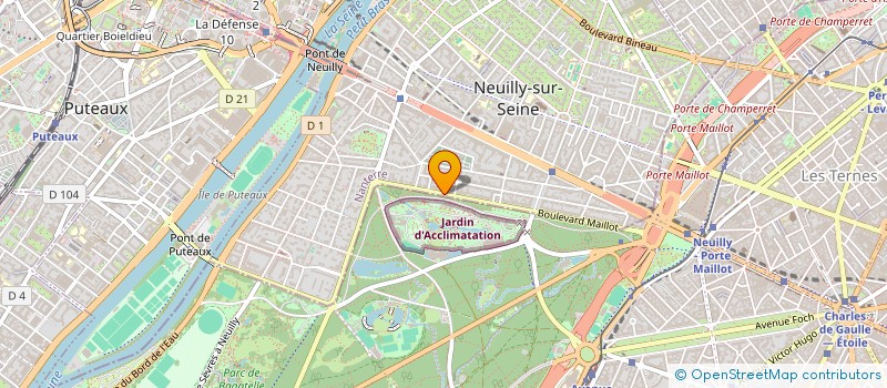 localisation de l'entreprise CERIEL à NEUILLY-SUR-SEINE