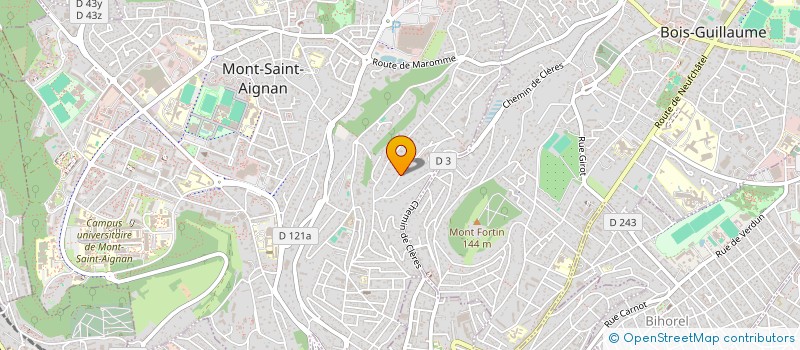 localisation de l'entreprise CERIEL DEVELOPPEMENT  MONT-SAINT-AIGNAN