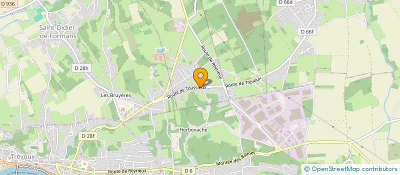 localisation de l'entreprise CERIG à SAINTE-EUPHEMIE