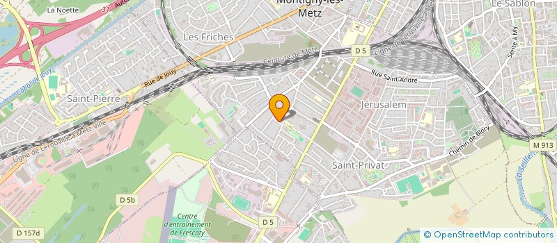 localisation de l'entreprise CERIGO à MONTIGNY-LES-METZ