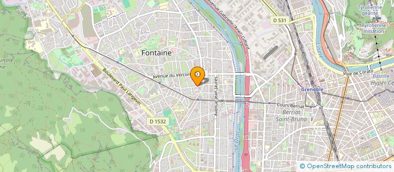 localisation de l'entreprise CERILLI  FONTAINE