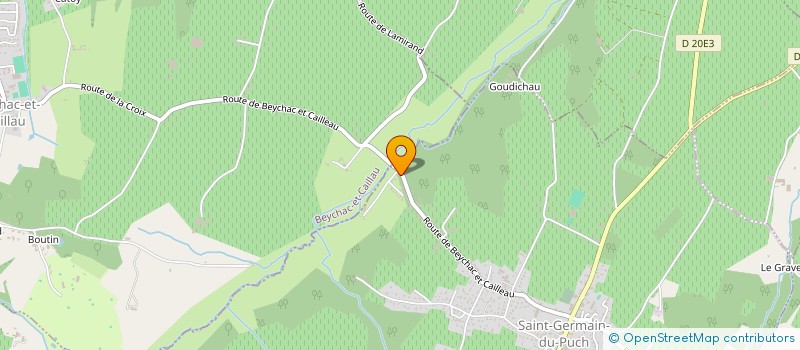 localisation de l'entreprise CERILYS FINANCES  SAINT-GERMAIN-DU-PUCH