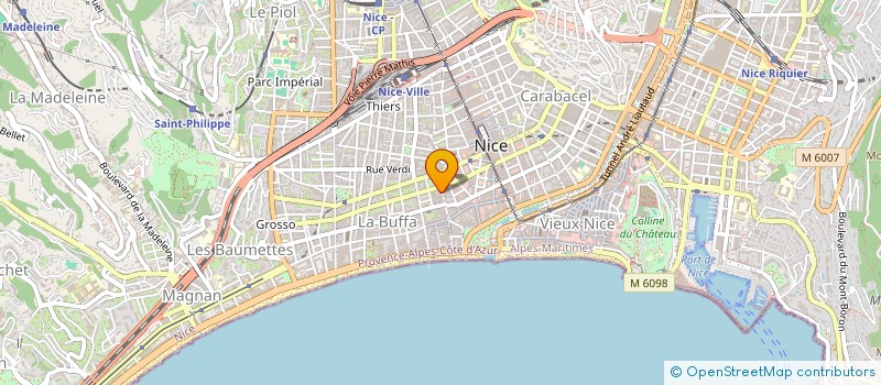 localisation de l'entreprise CERIM à NICE