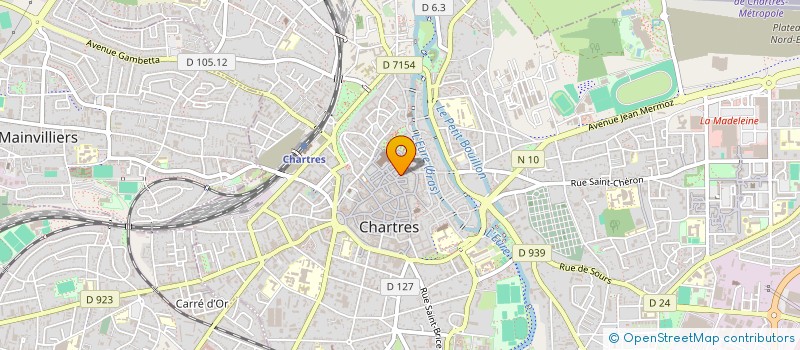 localisation de l'entreprise CERIM-MAISON DU SAUMON à CHARTRES