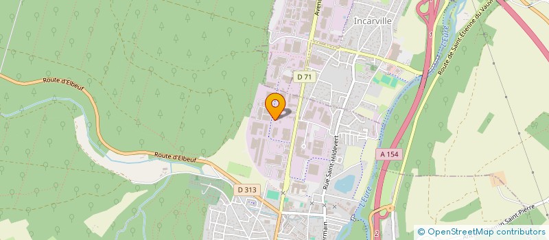 localisation de l'entreprise CERIMATEC à LOUVIERS