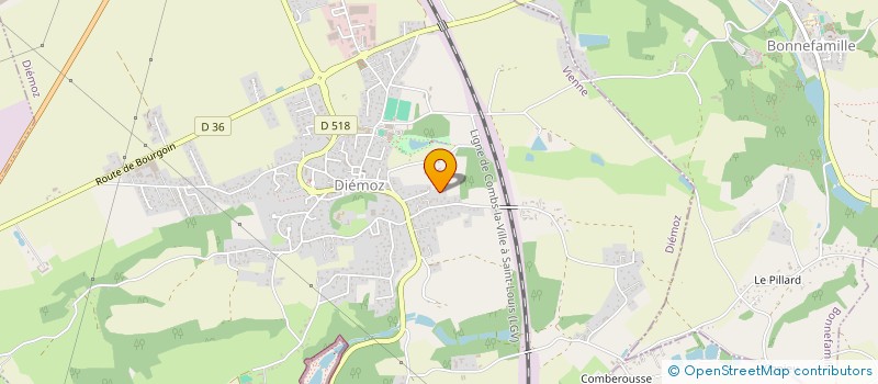 localisation de l'entreprise CERIMO  DIEMOZ