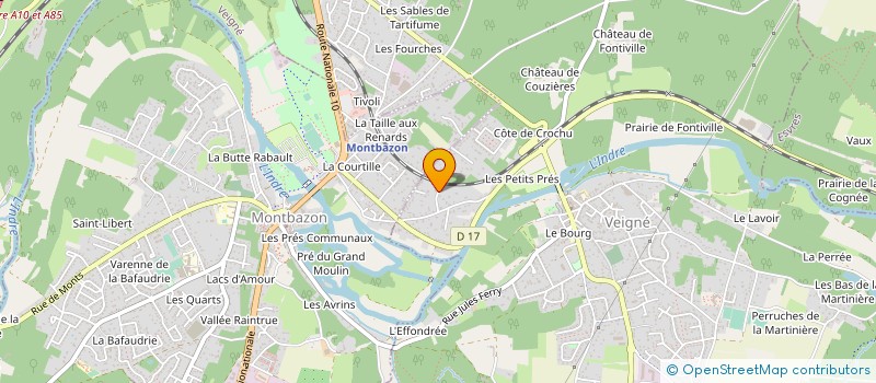 localisation de l'entreprise CERIMO à VEIGNE