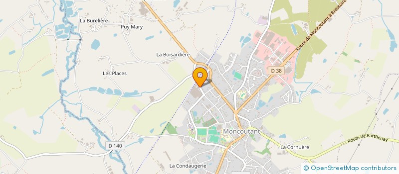 localisation de l'entreprise CERIMON-MACHINES-SERVICES à MONCOUTANT-SUR-SEVRE