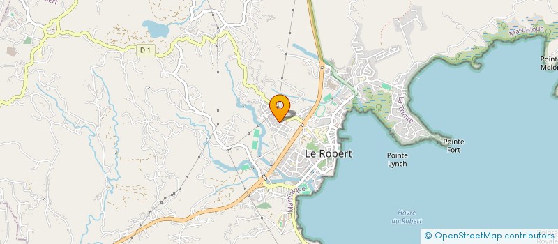 localisation de l'entreprise CERINBOIS IMMO  LE ROBERT