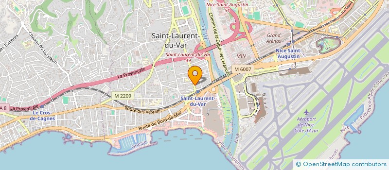 localisation de l'entreprise CERINES à SAINT-LAURENT-DU-VAR