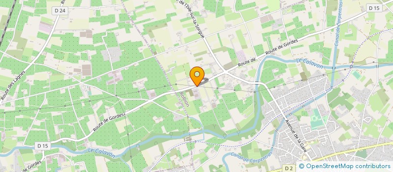 localisation de l'entreprise CERIP  ROBION