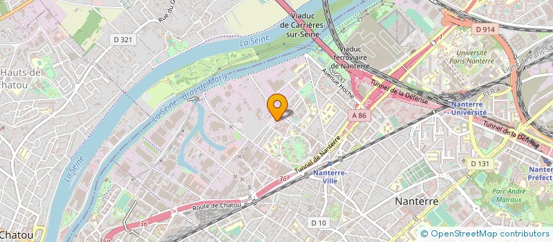 localisation de l'entreprise CERISE à NANTERRE