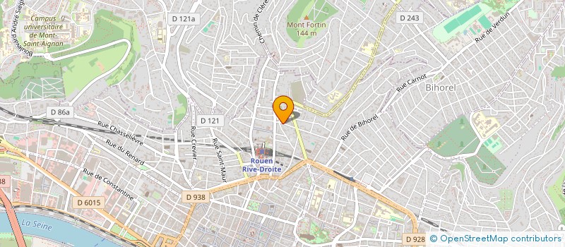 localisation de l'entreprise CERISE à ROUEN