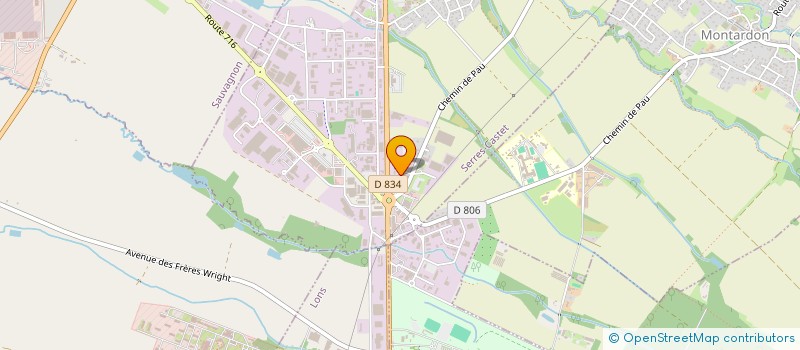 localisation de l'entreprise CERISE à SERRES-CASTET